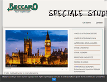 Tablet Screenshot of beccaroto.it